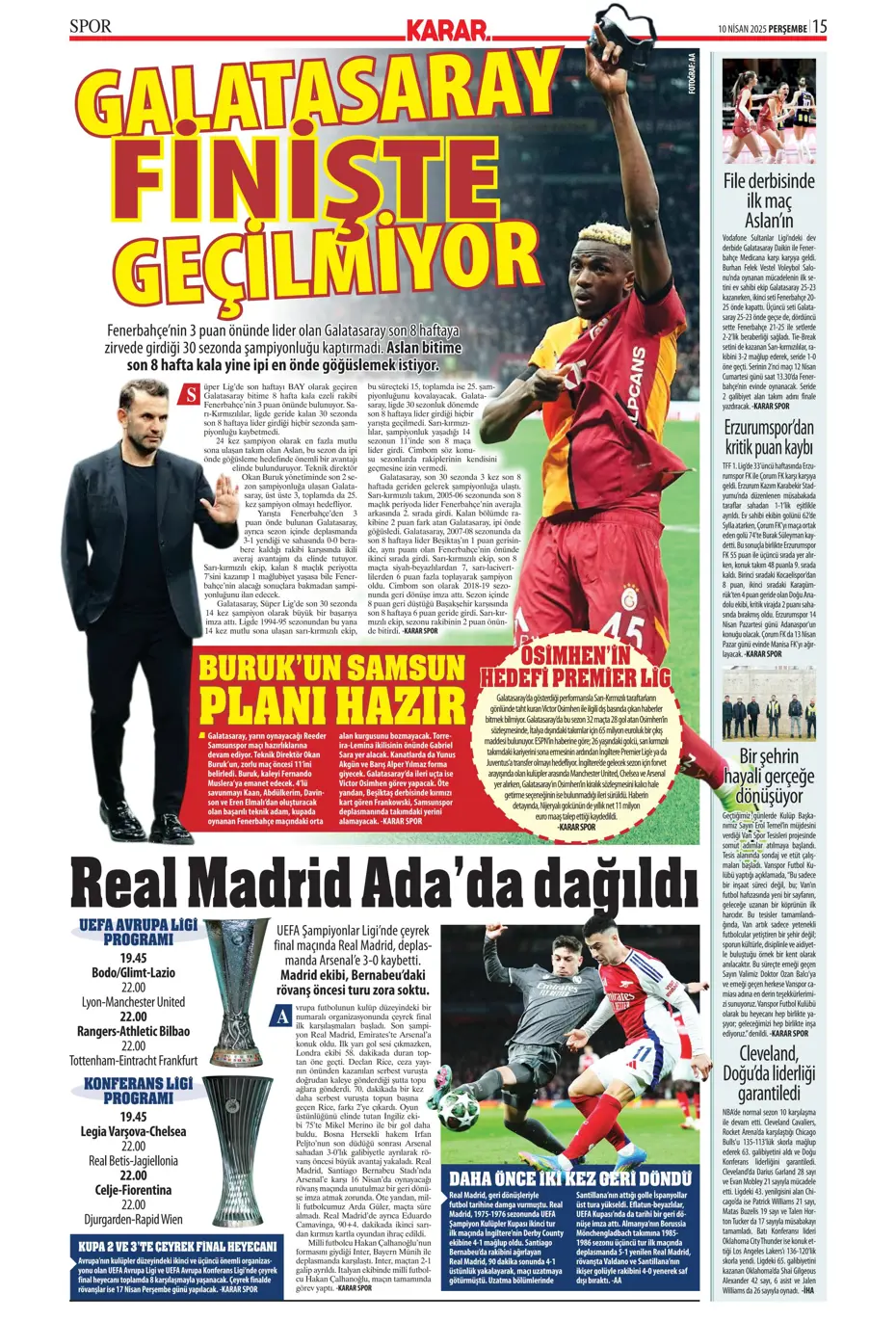 "Fenerbahçe'nin yeni lideri: Thomas Müller" | Sporun manşetleri - 19