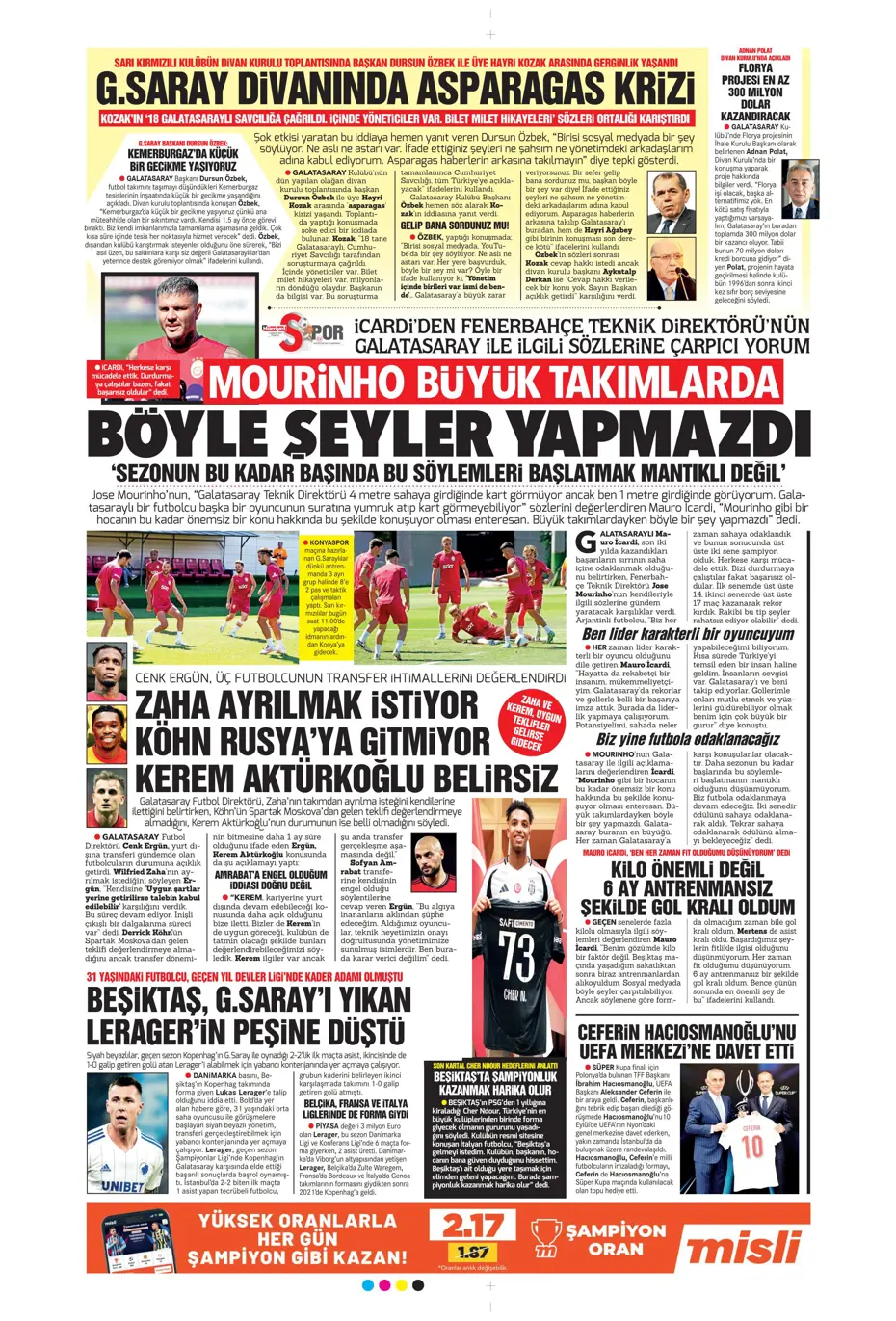 "Muci'yle yol ayrımı" | Sporun manşetleri (15 Ağustos 2024) - 17