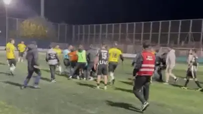 İzmir'de hakeme saldıran futbolcu tutuklandı