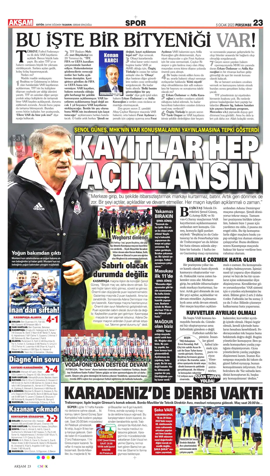 Sporun Manşetleri (5 Ocak 2023) - 4