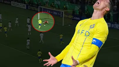 İnanılmaz! Cristiano Ronaldo'nun kaçırdığı gol geceye damga vurdu