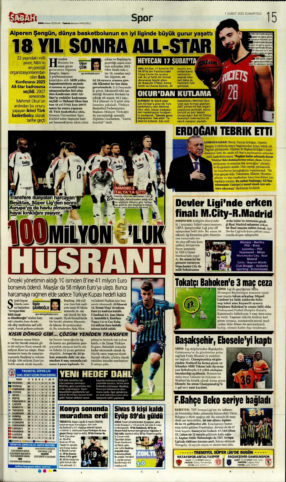 "Morata geliyor" | Sporun manşetleri - 18