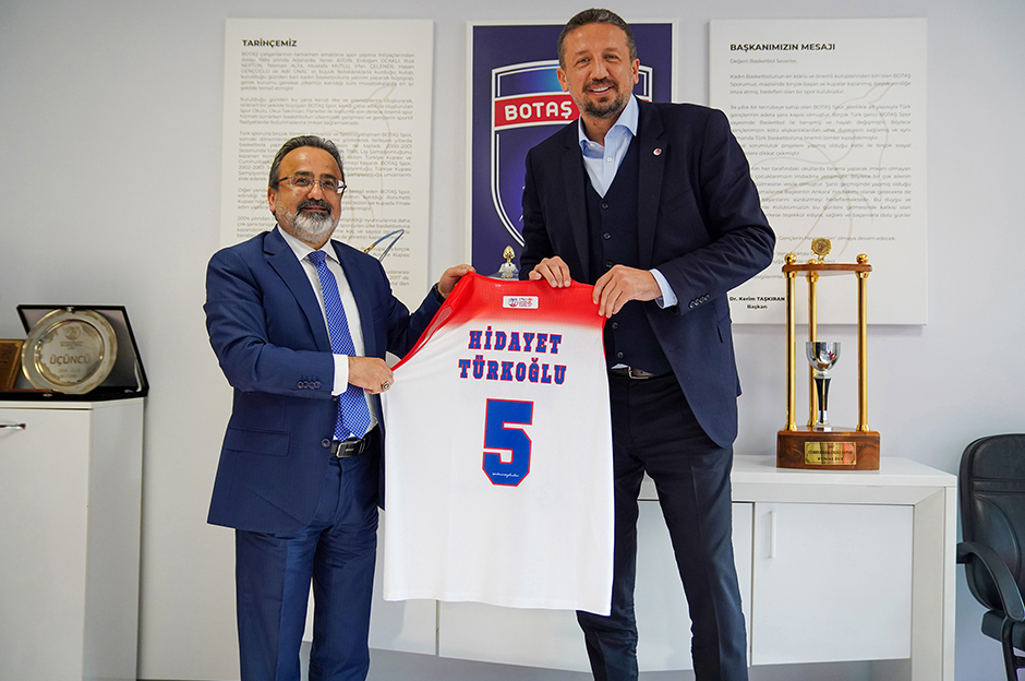 Hidayet Türkoğlu'ndan BOTAŞ'a ziyaret