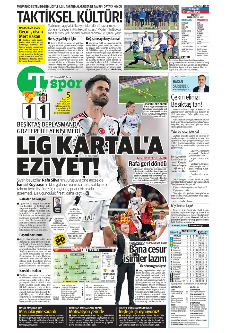 "Oğuz Aydın için geldiler" | Sporun manşetleri - 39