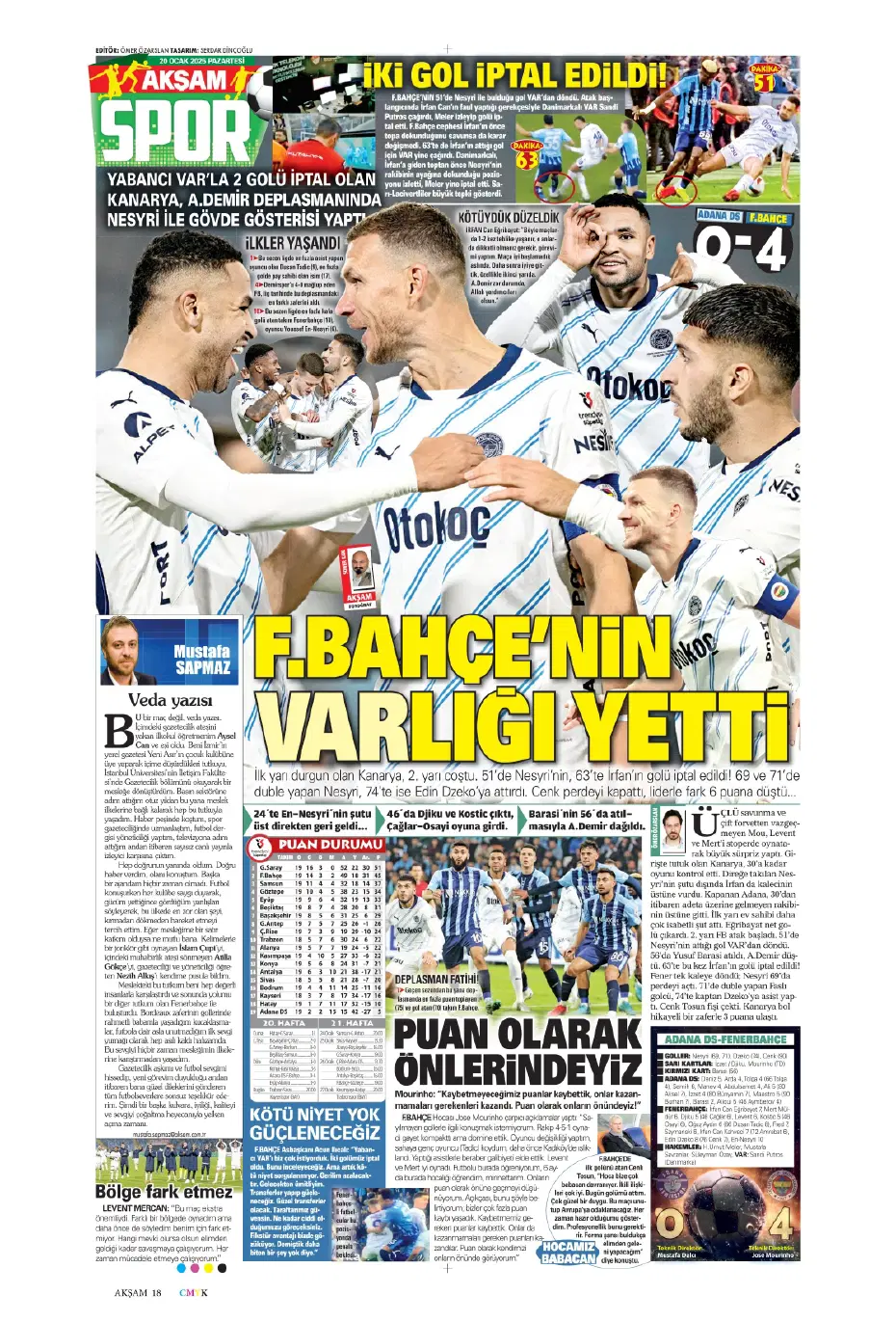 "Galatasaray dünyaca ünlü yıldızı İstanbul'a getiriyor" | Sporun manşetleri - 4 "Galatasaray dünyaca ünlü yıldızı İstanbul'a getiriyor" | Sporun manşetleri - 4