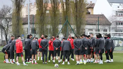 A Milli Takım Avusturya hazırlıklarını sürdürüyor