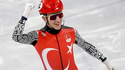 Dünya Kısa Kulvar Sürat Pateni Şampiyonası'nda Furkan Akar, 9. oldu