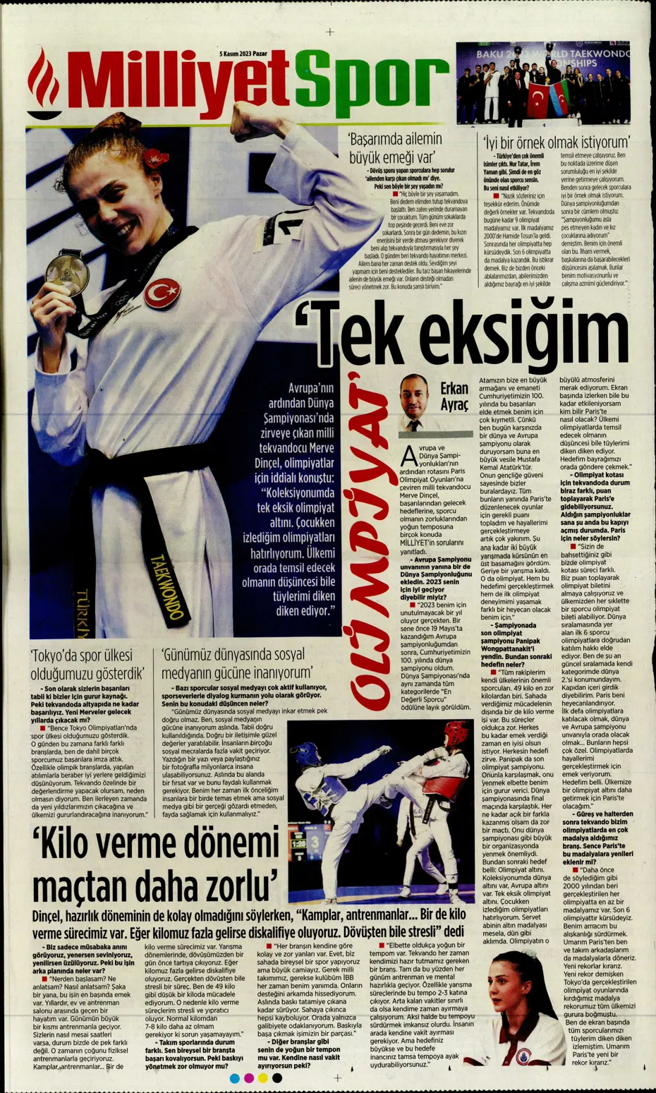 "Kadıköy'de tarihi fırtına" | Sporun manşetleri (5 Kasım 2023) - 35