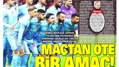 "Maçtan öte bir amaç" | Sporun Manşetleri