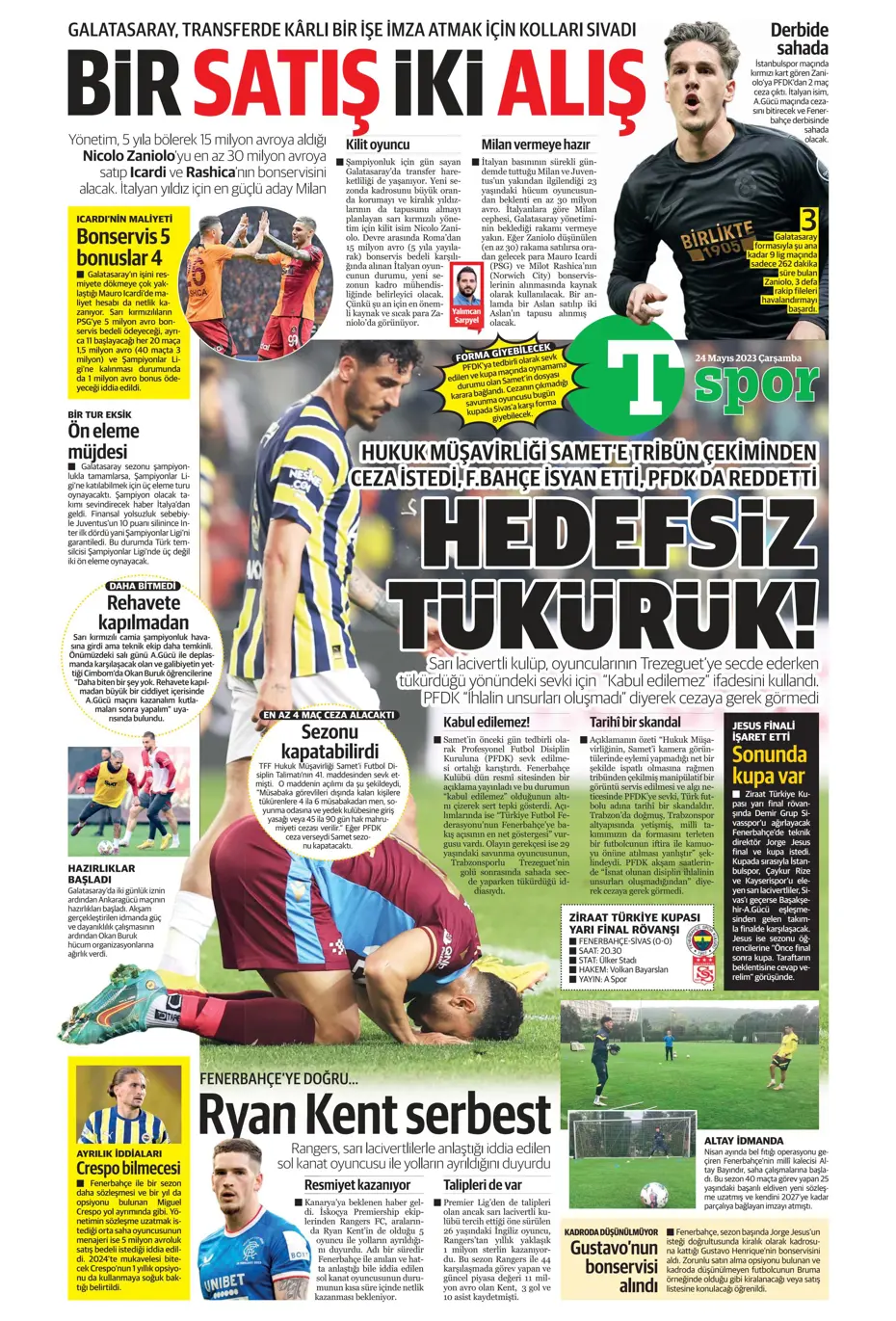 "Aslan'da taarruz başladı" | Sporun Manşetleri - 21