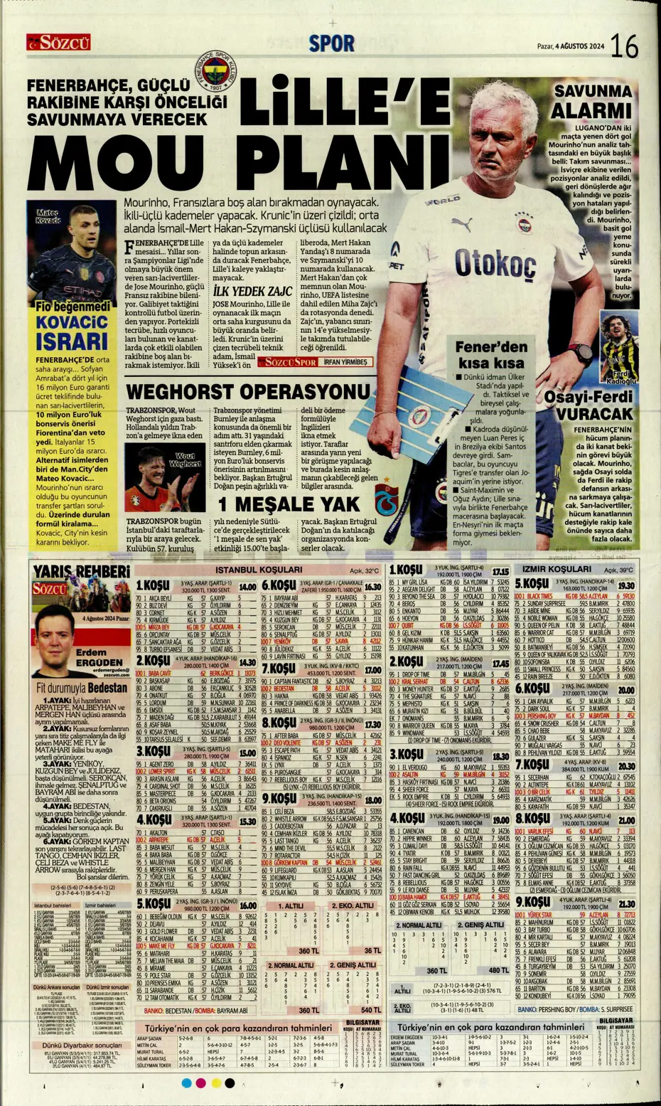 "Fenerbahçe'den nokta atışı transfer" | Sporun manşetleri - 36 "Fenerbahçe'den nokta atışı transfer" | Sporun manşetleri - 36