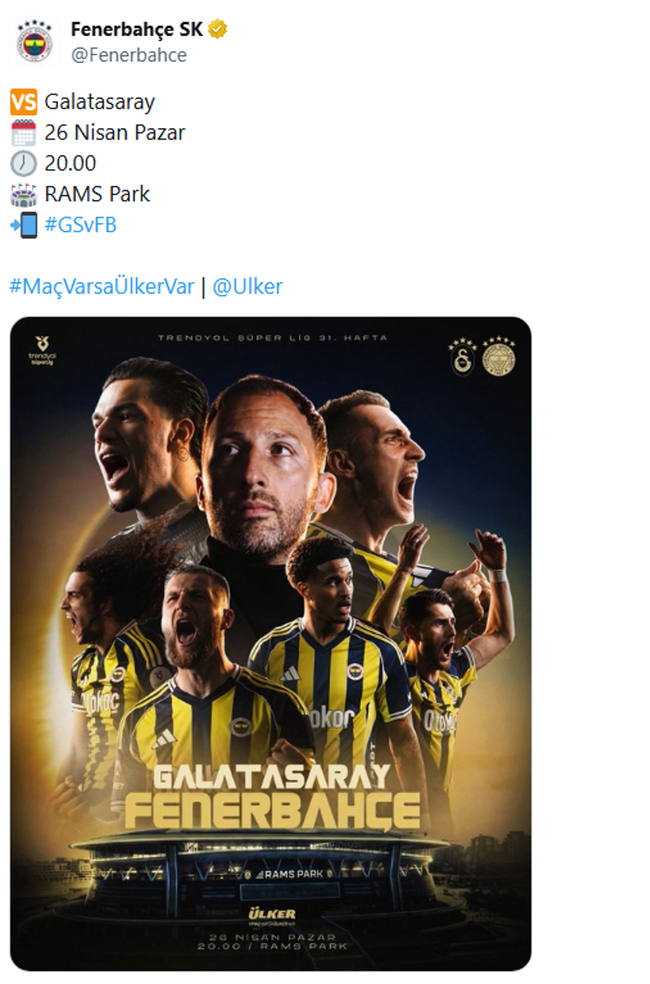 🚨CANLI: Galatasaray-Fenerbahçe derbisi öncesi son dakika - 14