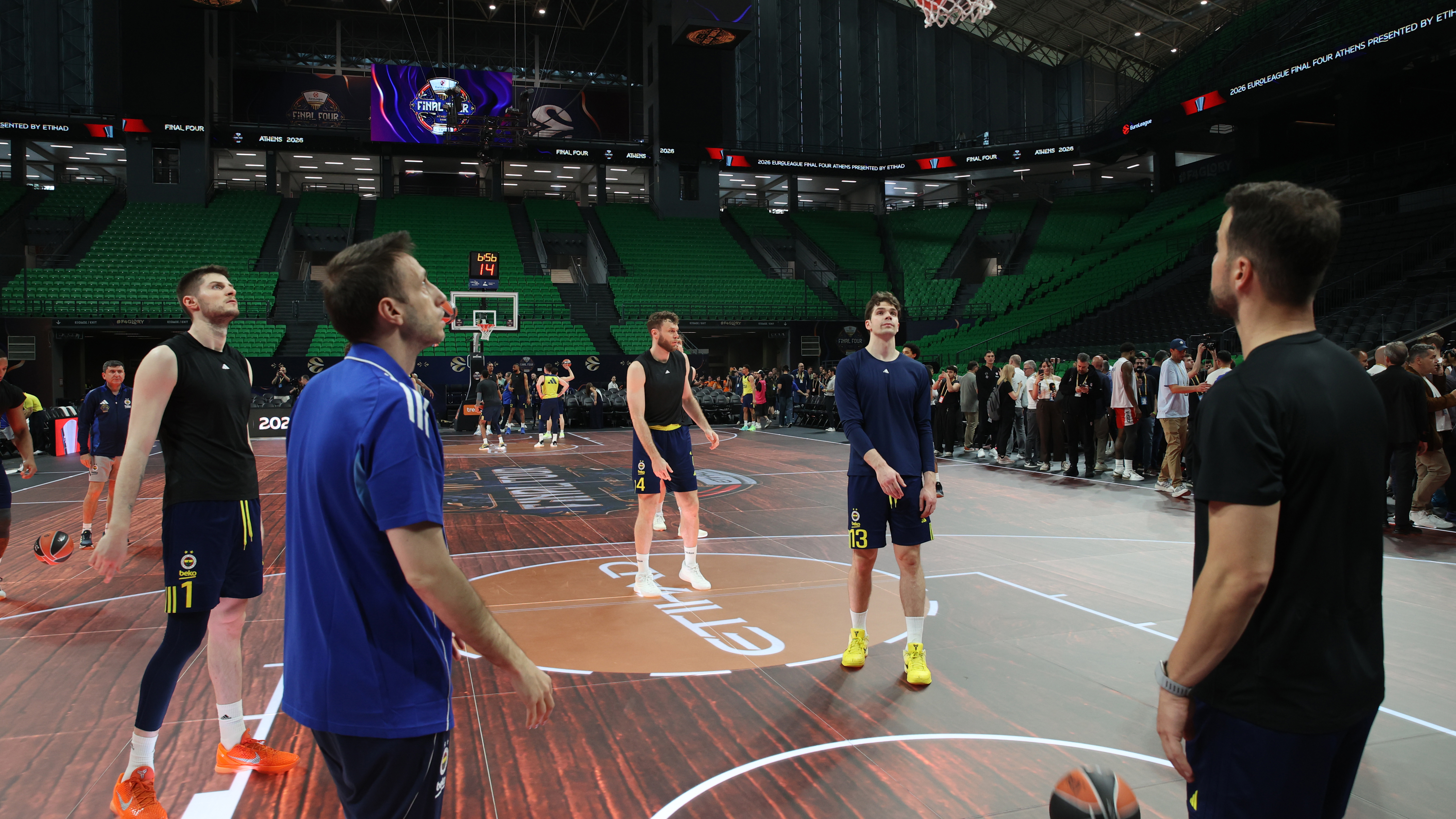 Fenerbahçe Beko, Olympiakos maçı hazırlıklarını sürdürdü