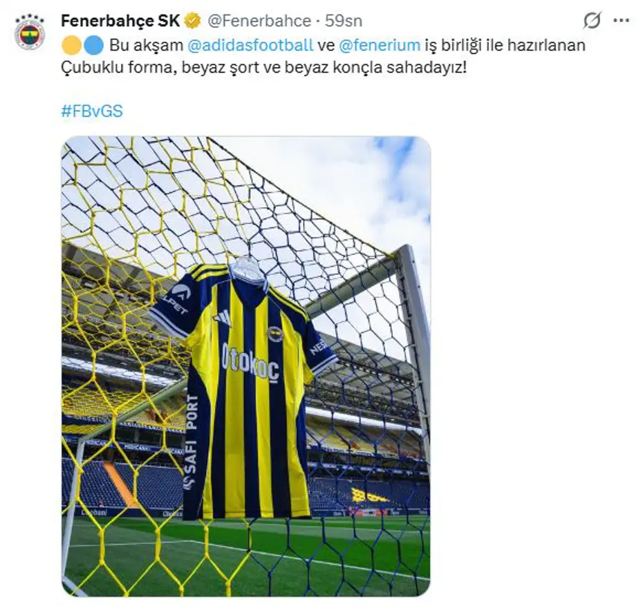 Fenerbahçe-Galatasaray derbisi öncesi dakika dakika gelişmeler: Peş peşe paylaşımlar geldi - 7