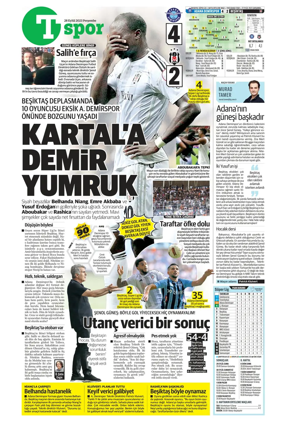 "Tarihi eser" | Sporun manşetleri (28 Eylül 2023) - 40