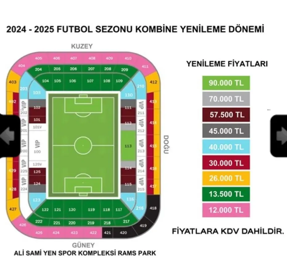 3.5 milyar liralık piyango: Galatasaray'da kombine yenileme dönemi başladı - 4