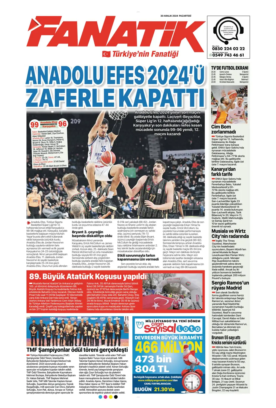 "Fenerbahçe'den 3 ülkede dev operasyon" | Sporun manşetleri - 8