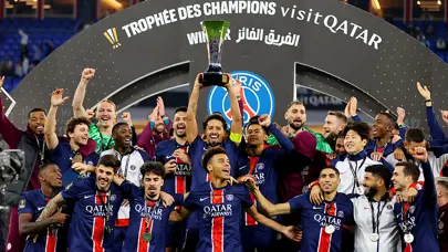 PSG, Süper Kupa'ya 90+2. dakika golüyle ulaştı