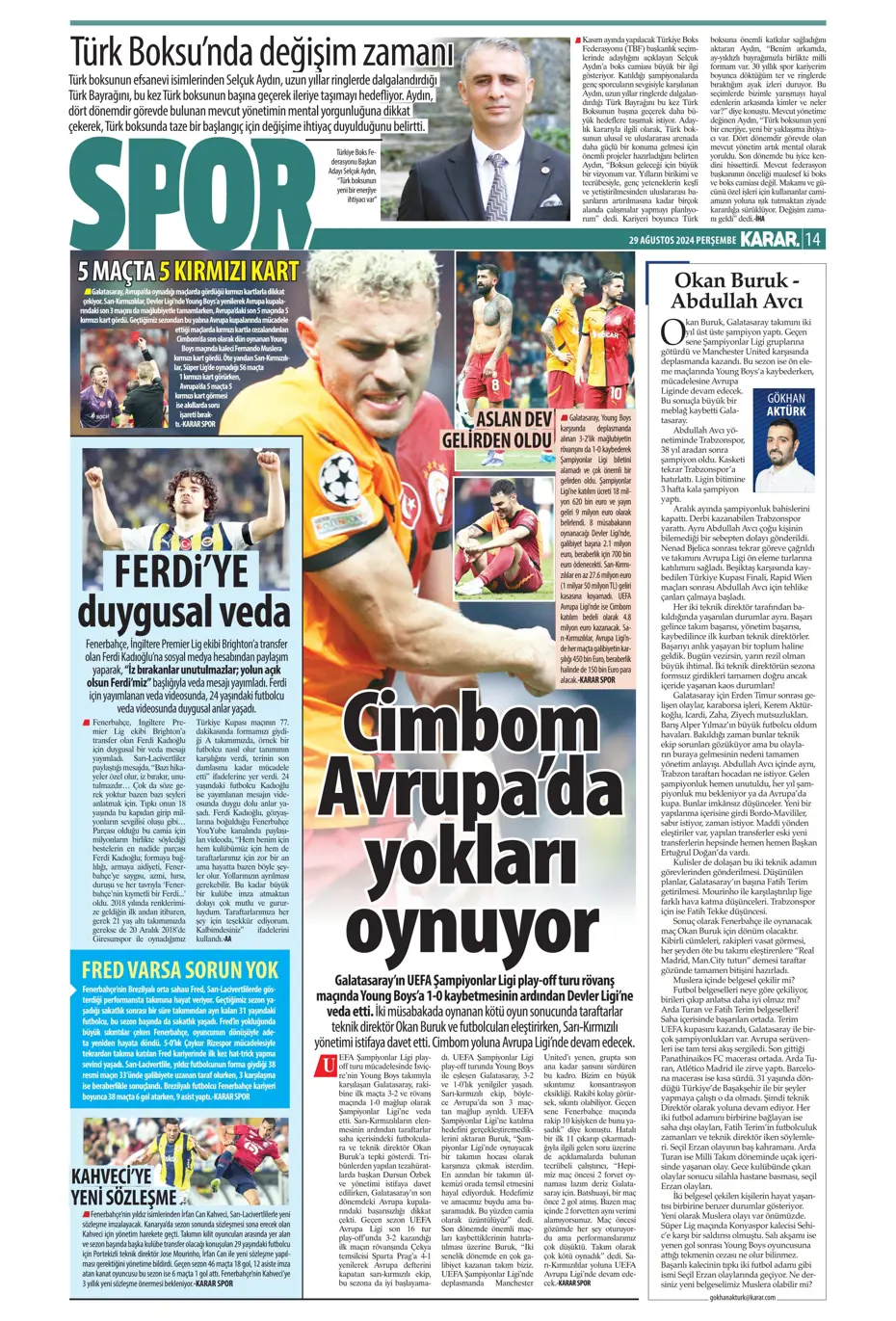 "Fenerbahçe'den Saint-Maximin kararı" | Sporun manşetleri - 22