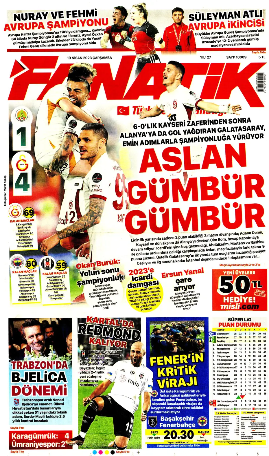 "Galatasaray'ın şov gecesi" | Sporun Manşetleri - 2 "Galatasaray'ın şov gecesi" | Sporun Manşetleri - 2