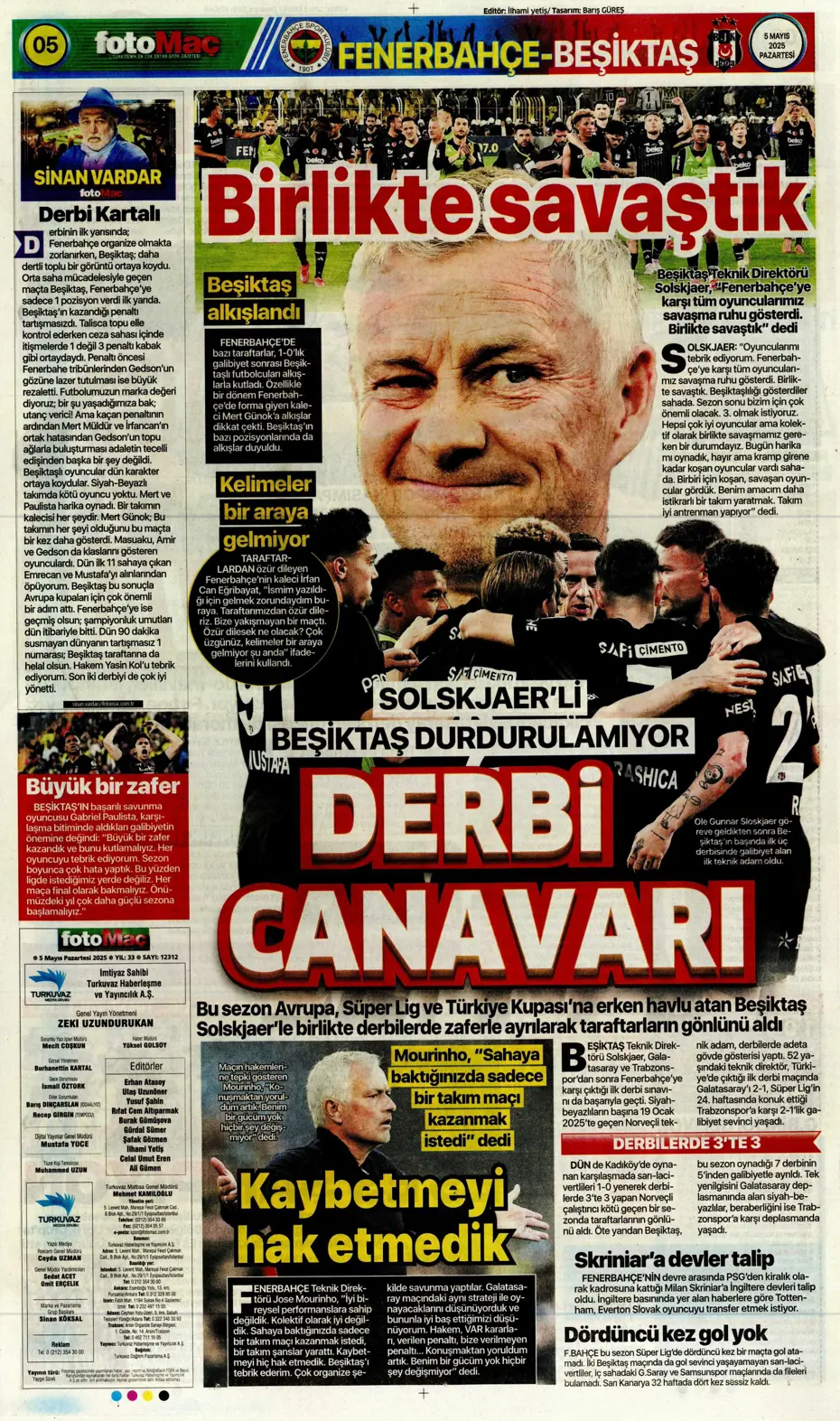 "Hayallere Kartal pençesi" | Sporun manşetleri - 15