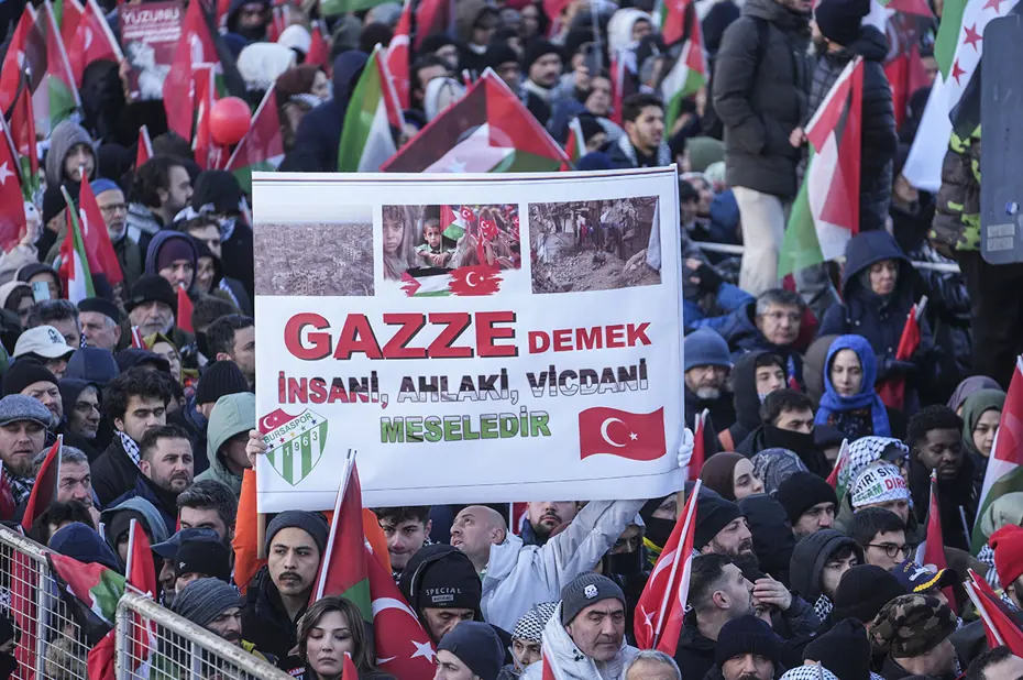 Yüz binlerin buluştuğu Filistin yürüyüşüne spor camiasından tam destek - 3