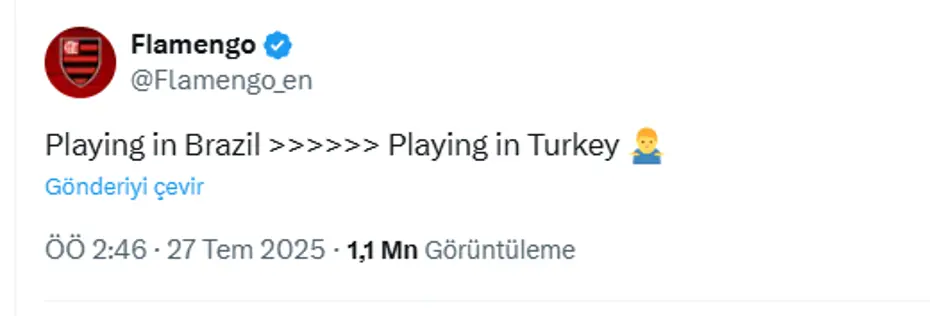 Flamengo'dan Beşiktaş'a gönderme: Transferi açıklar açıklamaz paylaştılar - 5