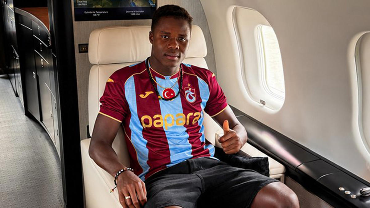 Trabzonspor yeni transferine kavuştu! Franculino Dju Trabzon'a geldi