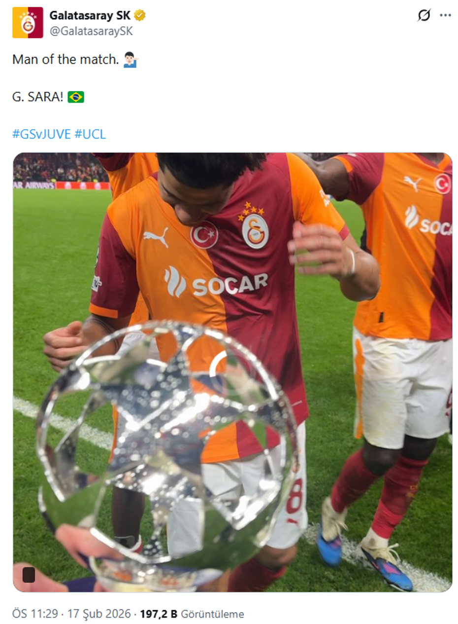 Juventus zaferi sonrası Galatasaray'da üst üste paylaşımlar: Taraftarlardan etkileşim yağmuru - 5