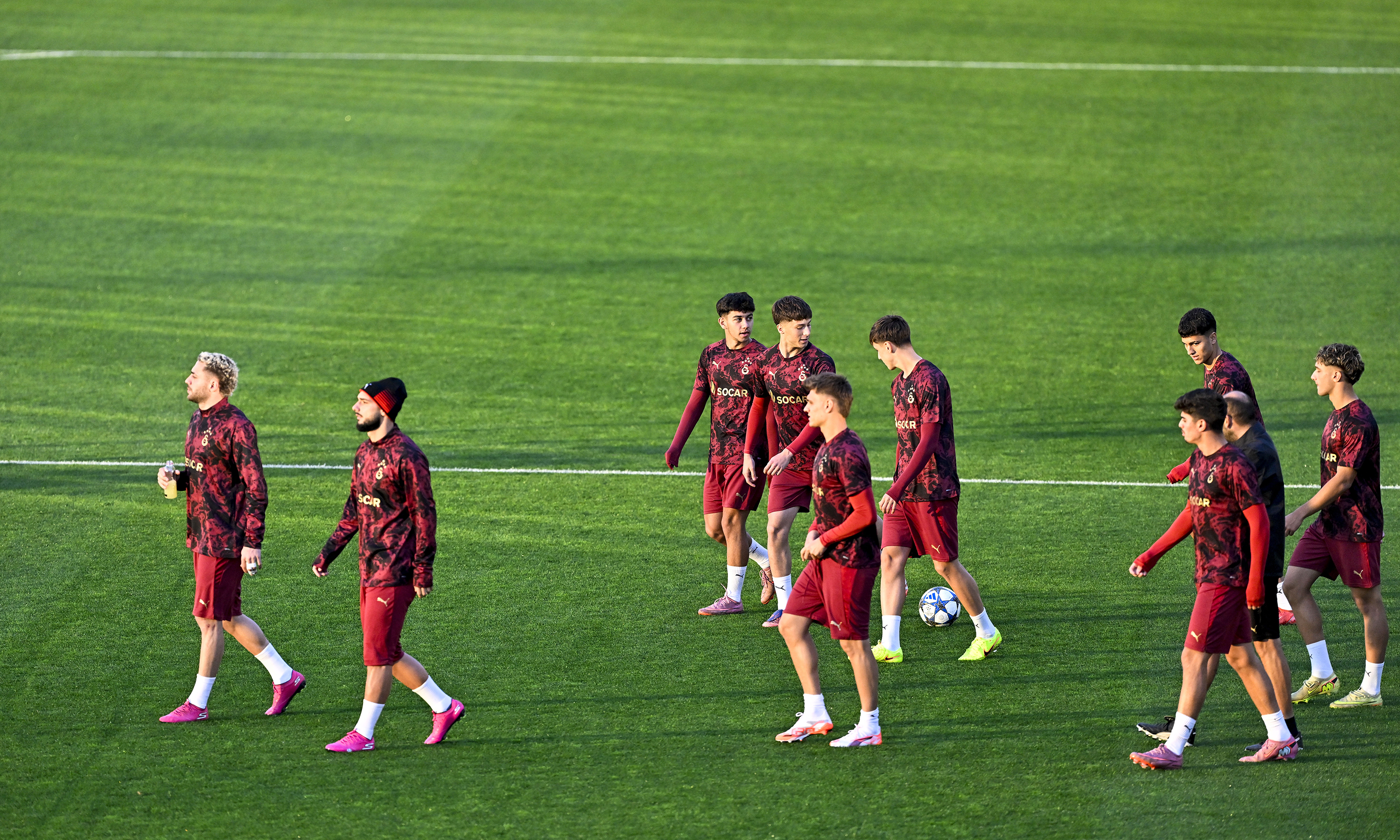 Union SG maçı öncesi Galatasaray antrenmanına 6 isim katılmadı