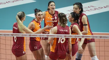 Filedeki derbiyi Galatasaray Daikin set vermeden kazandı