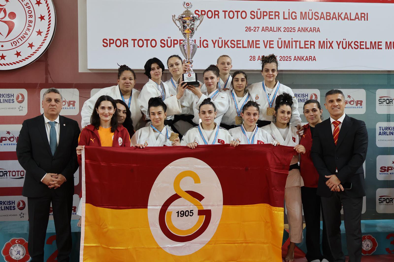 Galatasaray, kadınlarda Judo Süper Lig şampiyonu oldu