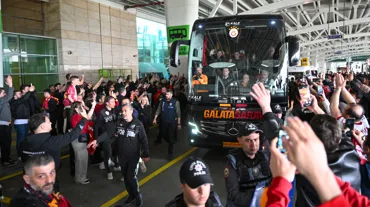 Galatasaray'a Ankara'da coşkulu karşılama