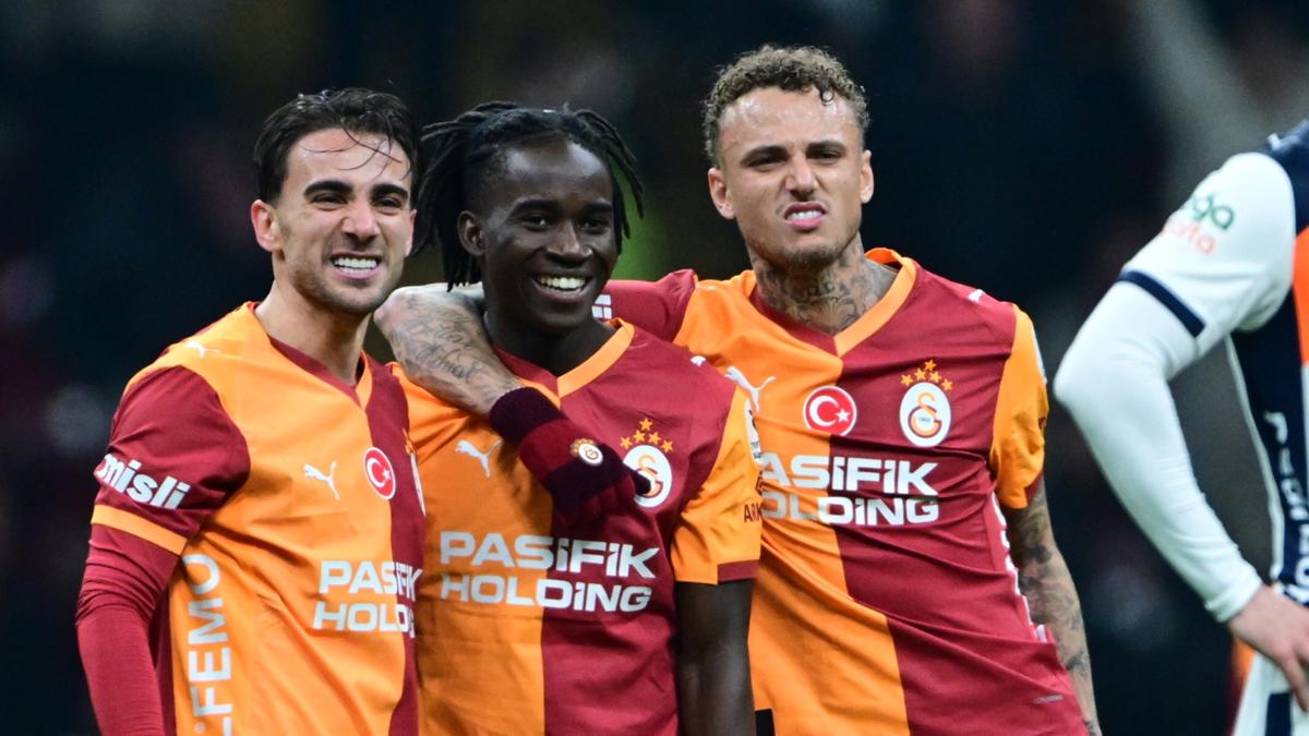 Renato Nhaga'nın ilk golü ve Torreira'ya özel taraftar pankartı