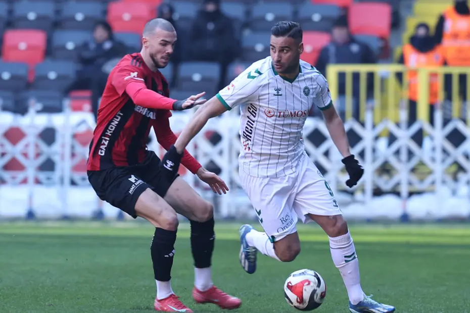 Gaziantep'te kazanan çıkmadı: Bramer Konyaspor'a golle döndü