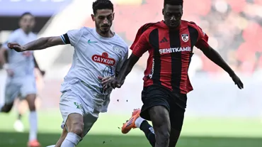 Süper Lig'de gol düellosu: Gaziantep FK-Rizespor maçında kazanan yok