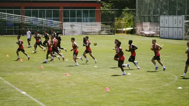 Gaziantep FK'de futbolcular, dayanıklılık ve kondisyon testinden geçti