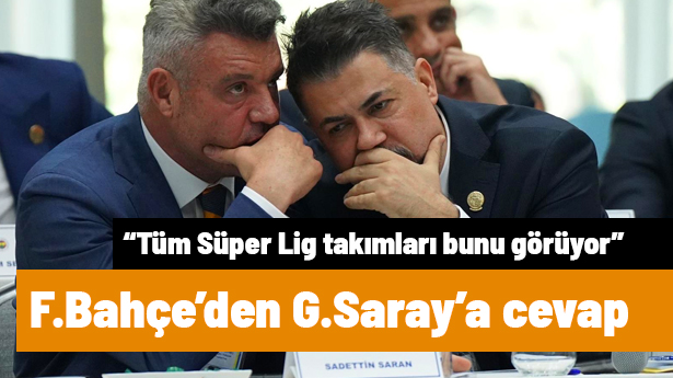 Fenerbahçe'den Galatasaray'a çarpıcı cevap geldi: 