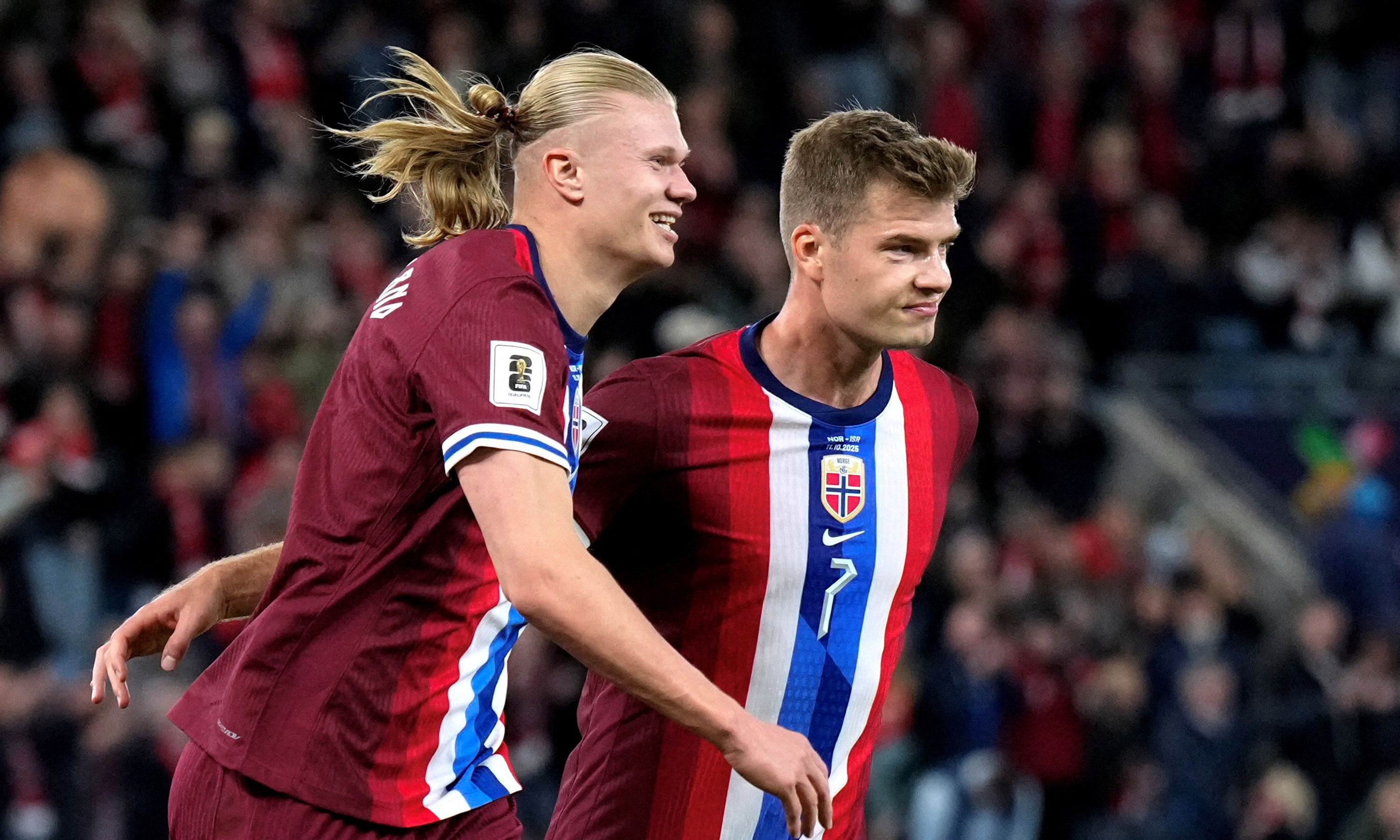 Erling Haaland futbol tarihine geçti: Norveç, İsrail'e gol oldu yağdı