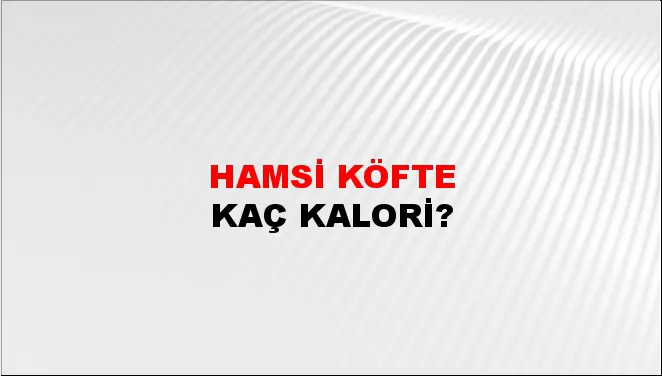 Hamsi Köfte