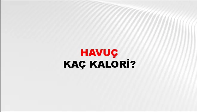 Havuç