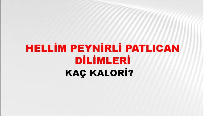 Hellim Peynirli Patlıcan Dilimleri Hellim Peynirli Patlıcan Dilimleri