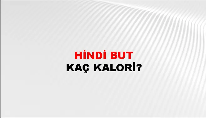 Hindi But