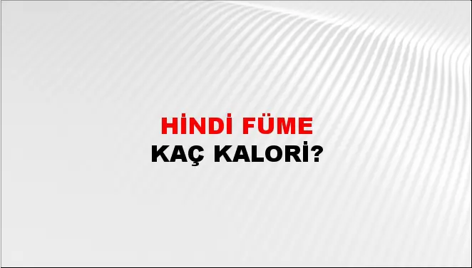 Hindi Füme Hindi Füme