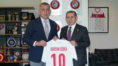Dursun Özbek'ten İbrahim Hacıosmanoğlu'na ziyaret Dursun Özbek'ten İbrahim Hacıosmanoğlu'na ziyaret