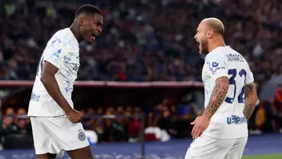 Serie A'da dev maçı Inter tek golle kazandı Serie A'da dev maçı Inter tek golle kazandı