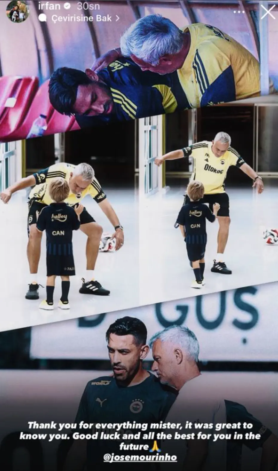 Mourinho kovuldu, İrfan Can Kahveci'den jet paylaşım geldi: 4 fotoğraf koydu, 2 cümle yazdı - 4