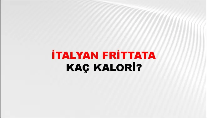 İtalyan Frittata İtalyan Frittata