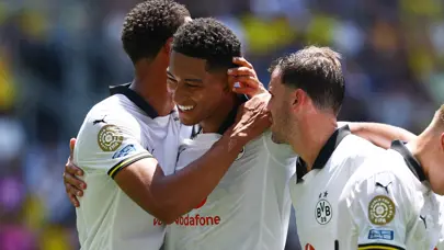 Bellingham, Dortmund'da siftahı erken yaptı: 7 gollü maç Bellingham, Dortmund'da siftahı erken yaptı: 7 gollü maç