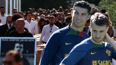 Yerin dibine sokulan Cristiano Ronaldo meğer bu yüzden Jota'nın cenaze törenine katılmamış